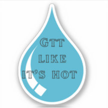 Gota (Gtt) Como Su Pegatina Caliente