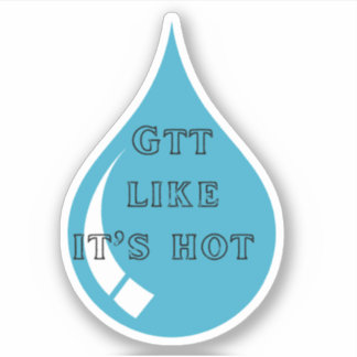 Gota (Gtt) Como Su Pegatina Caliente