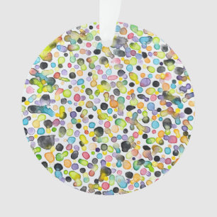 Gotas atómicas Ornamento acrílico