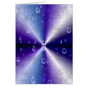 Gotas de lluvia en el arcoiris morado