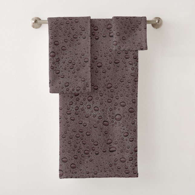 Gotas marrones de agua (In situ)