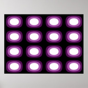 Gotas violetas suaves del arte pop