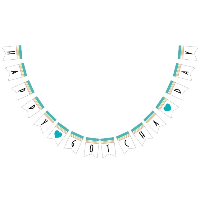 Gotcha bandera feliz del fiesta de la adopción del (Todo)