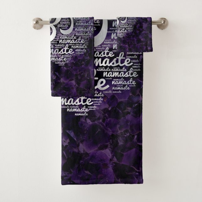 Gotee el arte de la palabra de Namaste en Lotus (In situ)