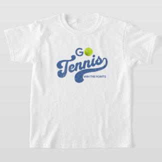 GoTennis en camisetas azules para niños