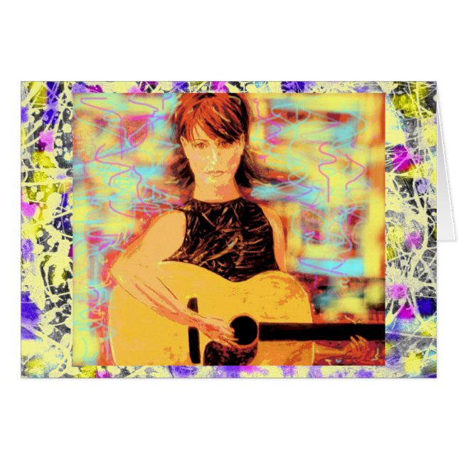 goteo de chica folksinger (Anverso (Horizontal))