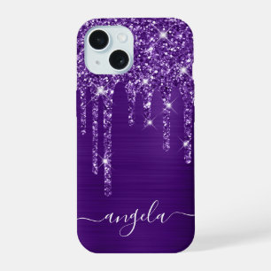 Goteo de Purpurina Real Violeta Firma Glam