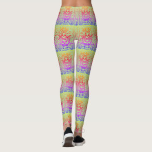 GOTH NO VE EL MAL LEGGINGS DE ESQUELETO DE CEMENTE