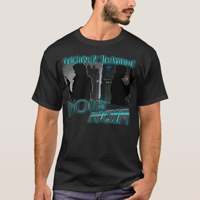 GothCruise 12: La vuelta de la camiseta Noir Noir (Anverso)