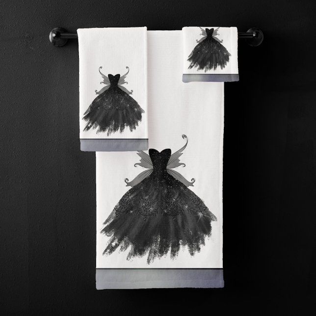 Gothic Fairy Black Gown | Vampy Gótico Glam Sheen (Subido por el creador)