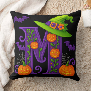 🎃 Gothic M Primer Cojín decorativo de Halloween �