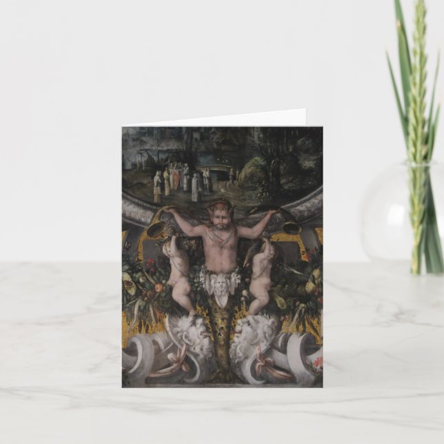 Gothic Pose ~ Tarjeta de felicitación y nota (Anverso)