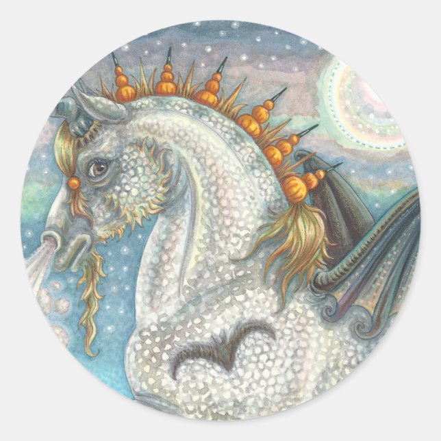 Gótico APLICADO UNICORN, PEGATINAS DE CABALLO DE H (Anverso)