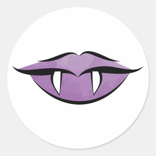 Gótico de los vasos de vampiros Pegatina de la ron (Anverso)