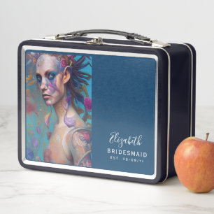 Gótico de tatuaje de caja de propuesta de dama de