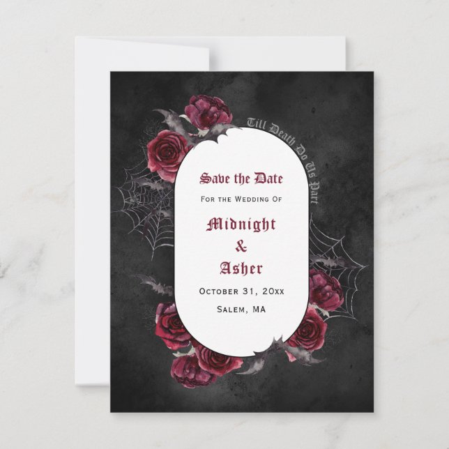 Gótico Negro Hasta La Muerte Nos Parecen Salvar La (Anverso)