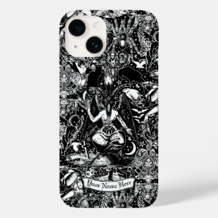 Gótico personalizado Baphomet Funda gótico satánic