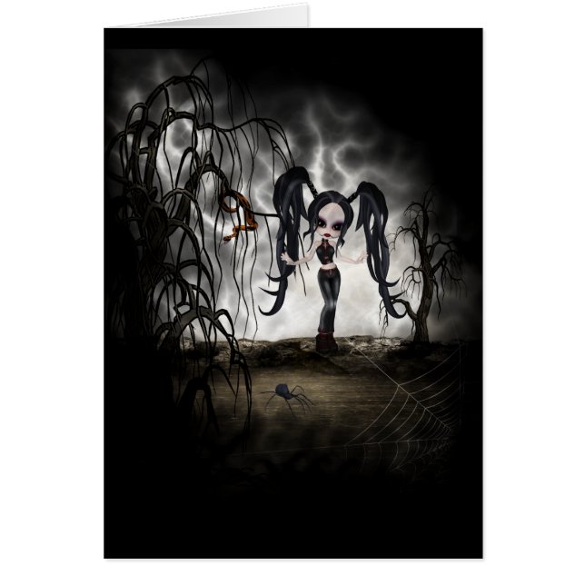 Gótico Sepia Chica Vignette (Frente)