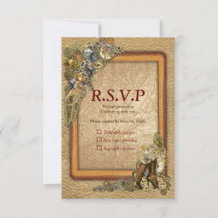 Gótico - Steampunk RSVP - Marco para la artesanía 