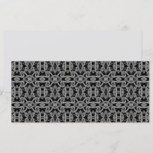 GÓTICO Tarjeta plana 4x9 / Horizontal (Anverso / Reverso)