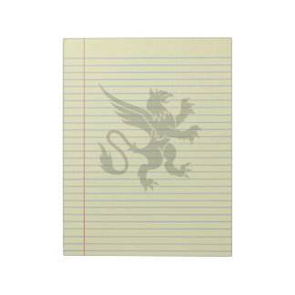 Gótico Tribal Griffin Fantasy Bloc de notas legal