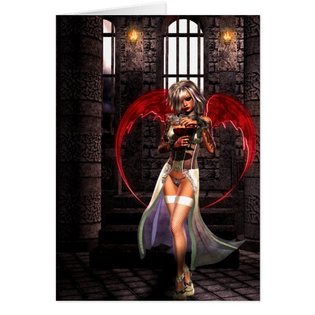 Gótico Vampiro Ángel de Sangre (Frente)