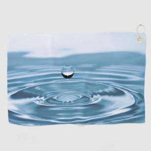 gotita de agua cayendo al agua Toallas