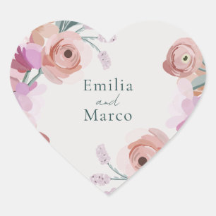 Gouache Blossoms Pegatina