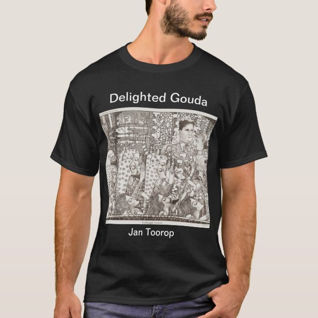 Gouda Jan Toorop camiseta Art Nouveau iluminada (Anverso)