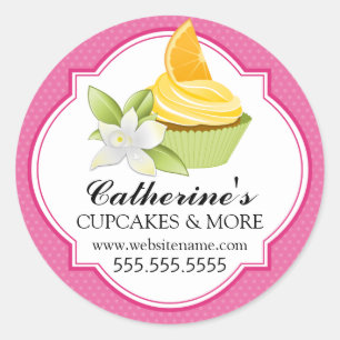 Gourmet Naranja Slice Cupcake Panadería Sellos de 