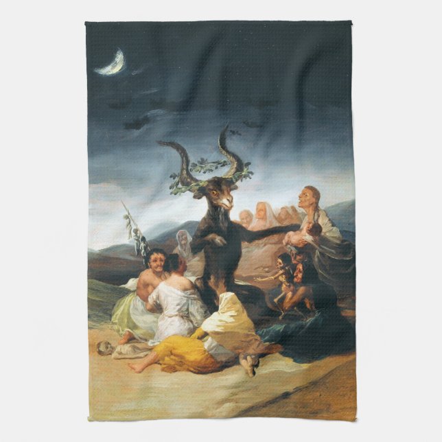 Goya ve toalla de cocina del sabbat (Vertical)