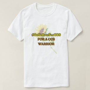 #GoYellowForCCS - camiseta de guerrero de CCS
