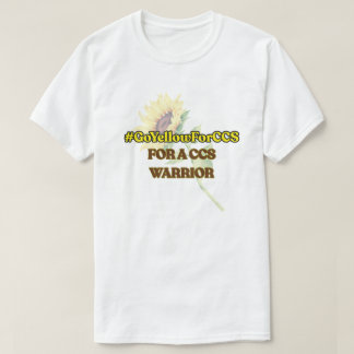 #GoYellowForCCS - camiseta de guerrero de CCS