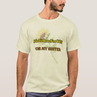 #GoYellowForCCS - camiseta de hermana