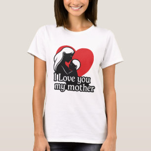 GOZZAL – Camiseta "Te quiero mamá" – Unisex /