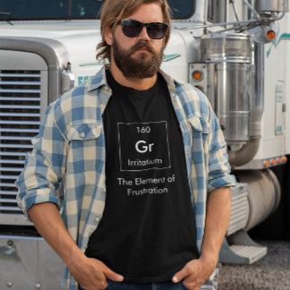 Gr El elemento de la camiseta de la frustración
