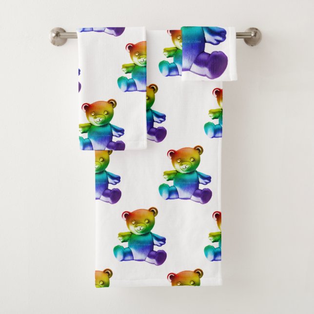 Gra de arcoiris de osito metalizado cepillado de S (In situ)