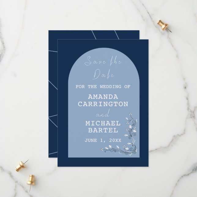 Grabación de dos tonos Guardar la tarjeta Boda de  (Anverso/Reverso In Situ)