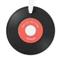 Grabación de vinilo Un único "45" Diseño Ornamento