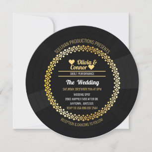 Grabación musical   Invitación a una boda divertid
