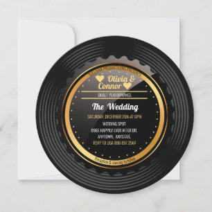 Grabación musical   Invitación a una boda divertid