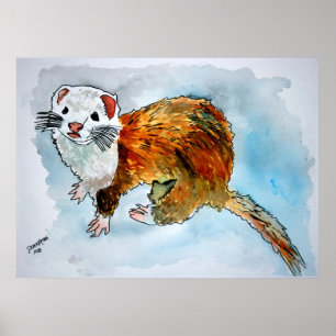 grabaciones de posters de arte mascota de pintura 