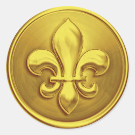 Grabado en relieve de Sello para sobres de Flor Am