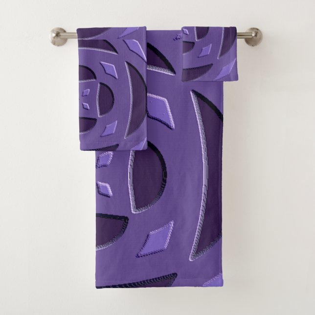 "Grabado en relieve morado" (In situ)