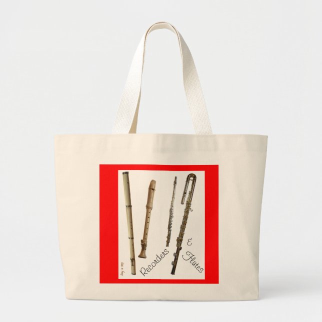 Grabadores y flautas - Bolsa Tote (Personalizar) (Frente)