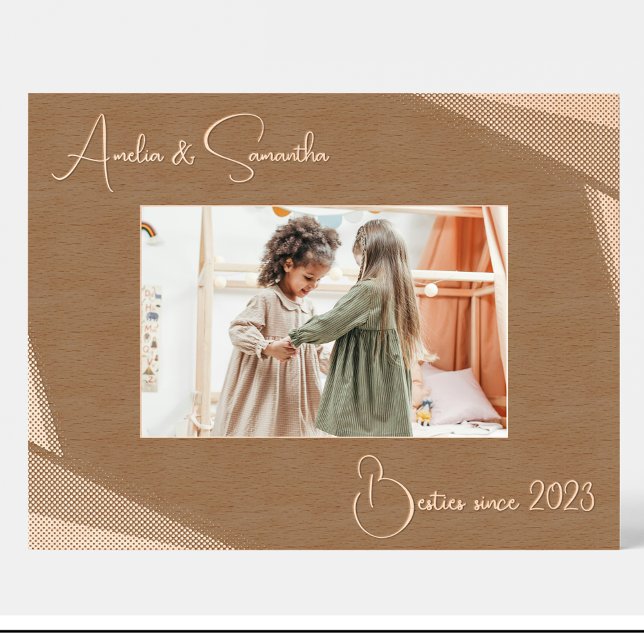 Grabados Amigos geométricos Fecha Personalizado Marcos de i (Subido por el creador)