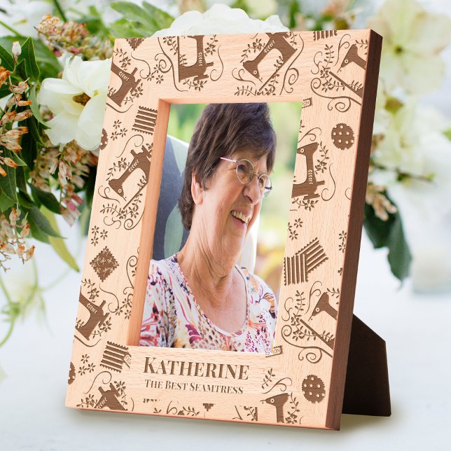 Grabados Amor Masticar marcos empotrados (Love Sewing Machines Design.)