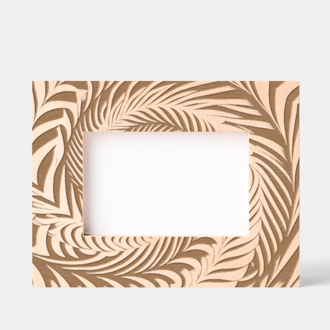 Grabados Marcos de imágenes de madera con ajuste láser (Anverso)