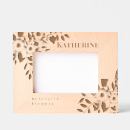 Grabados Marcos Románticos Etched Floral