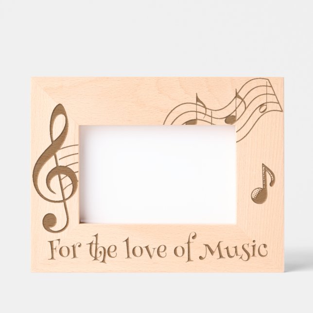 Grabados Por el amor a la música grabada marcos (Anverso)
